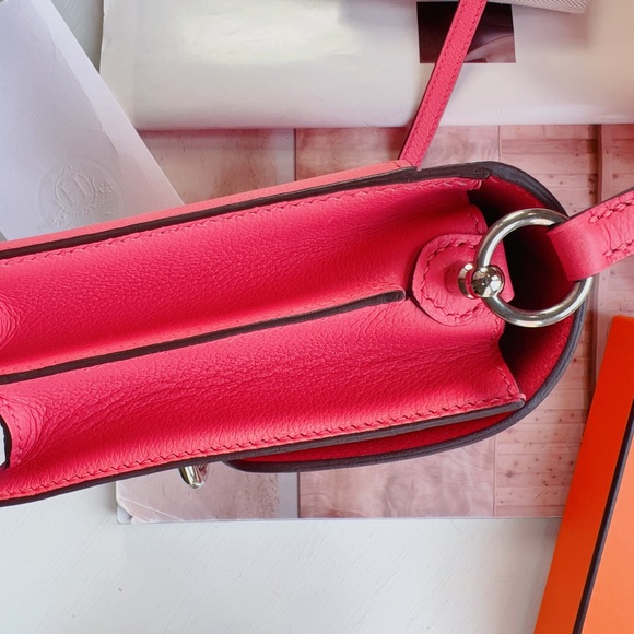 Hermes Roulis Mini Silver Bag 8W - Picture 7 of 9